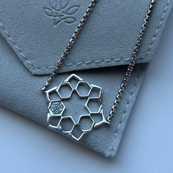 Sterling Silver with Diamonds Slider Bracelet by Cerimani - Picture 7 of 15